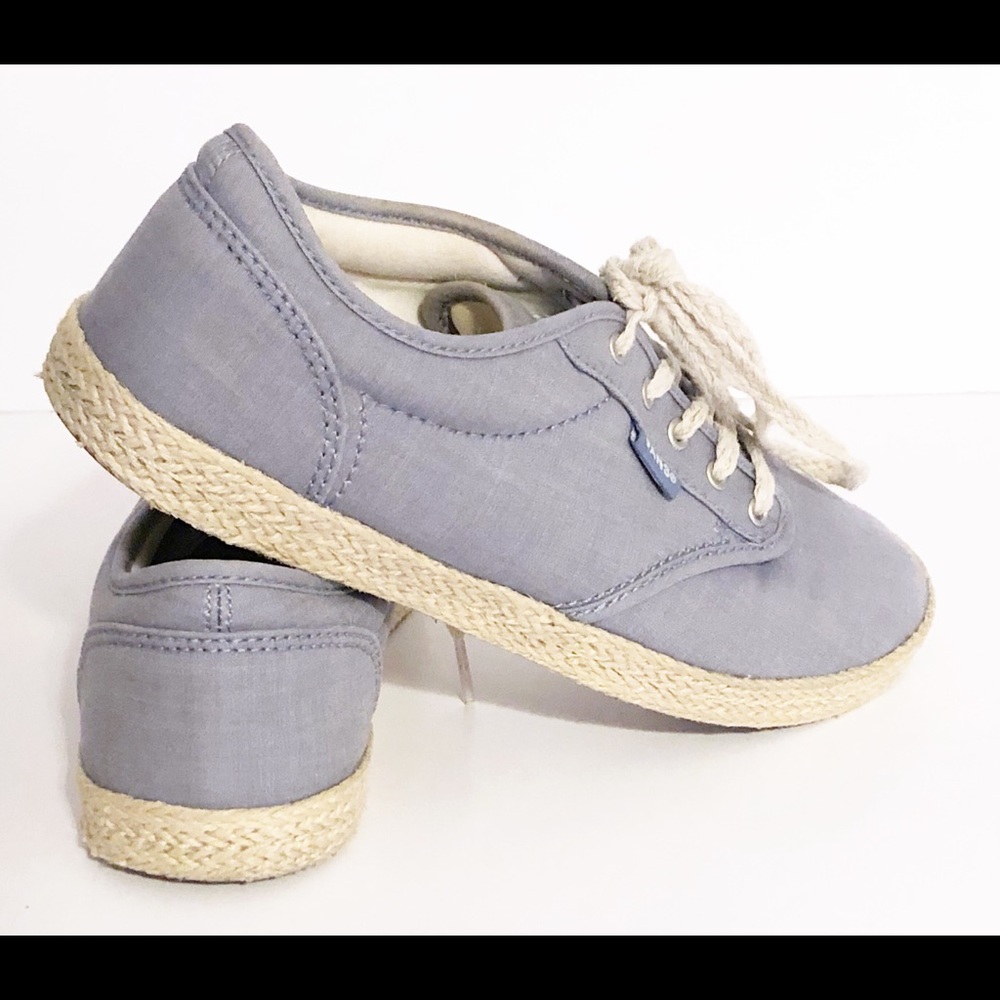 VANS Light Denim Blue Canvas Sneakers Shoes Size 7